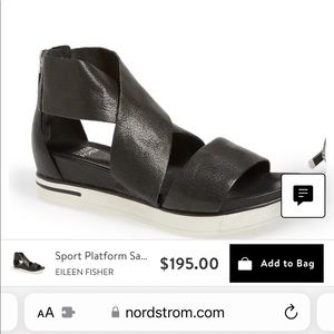 Eileen Fisher Sport Platform Sandal